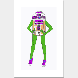 Alien Robot Cosplay Posters and Art